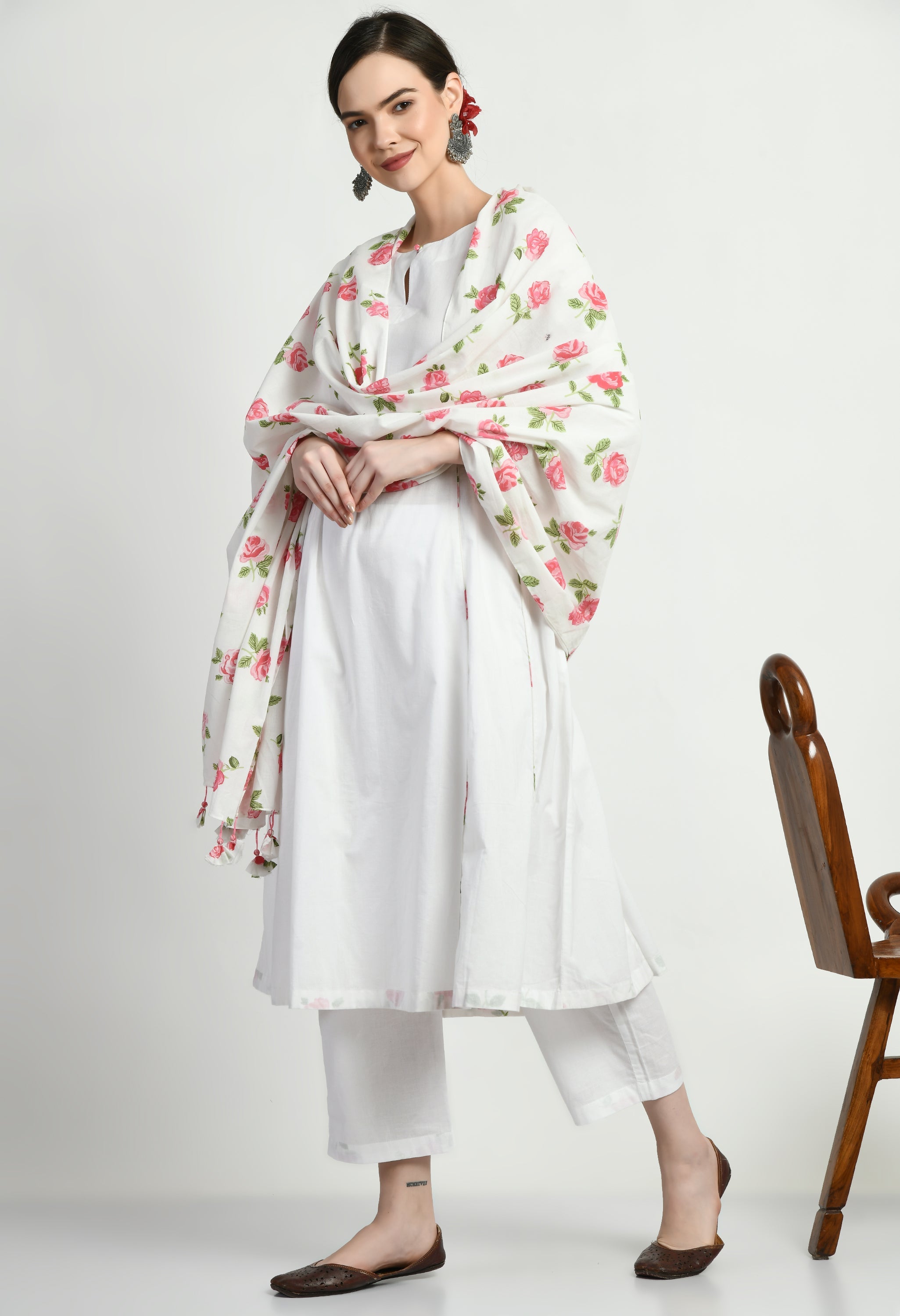 Bahar Cotton Dupatta Set | Cotton Suits with Dupatta Online